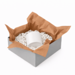 Bibuła ozdobna w arkuszach 50x70cm - Brązowa, 100 szt. - obrazek 4