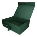 Pudełko Prezentowe Wstążka Silk Touch Zielone  350x250x110mm