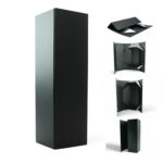 Pudełko magnetyczne składane EASYBOX 100x100x350 czarny struktura