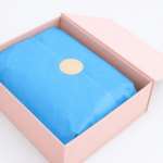 Bibuła ozdobna w arkuszach 38x50cm - Niebieska Jasna, 100 szt. - obrazek 5