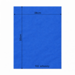 Bibuła ozdobna w arkuszach 38x50cm - Granatowy Ciemny, 100 szt. - obrazek 6