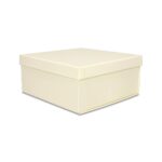 Pudełko składane EASYBOX Plus 220x220x100 Białe Kremowe + nadruk - obrazek 2