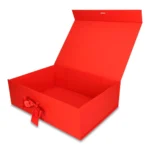 Pudełko Prezentowe Wstążka Silk Touch Czerwone  350x250x110mm