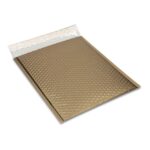 Koperta bąbelkowa kolorowa METALLIC COFFEE GOLD 260x320mm - obrazek 2