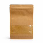 Doypack Papier Kraft 225x130x70 - 500ml - małe okienko -25 szt.