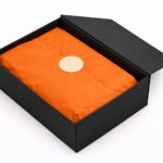 Bibuła ozdobna w arkuszach 38x50cm - Pomarańczowa, 100 szt. - obrazek 5