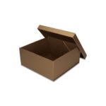 Pudełko składane EASYBOX Plus 150x150x70 Złote Ciemne + nadruk - obrazek 3