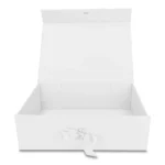 Pudełko Prezentowe Wstążka Silk Touch Białe  350x250x110mm - obrazek 3