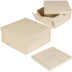 Pudełko składane EASYBOX Plus 220x220x100 Białe Kremowe - obrazek 5