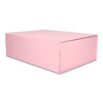 Pudełko Prezentowe, Magnetyczne - Różowe Jasne 245x180x80mm + nadruk - obrazek 2
