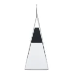 Pudełko Prezentowe Trójkąt Silk Touch Białe 250x110x240mm - obrazek 2