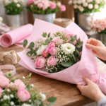 Bibuła ozdobna w arkuszach 38x50cm - Fioletowa Ciemna, 100 szt. - obrazek 7