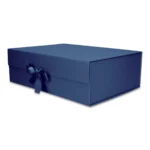 Pudełko Prezentowe Wstążka Silk Touch Granatowe  245x180x80mm - obrazek 2