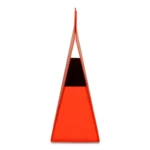 Pudełko Prezentowe Trójkąt Silk Touch Czerwone 250x110x240mm - obrazek 2