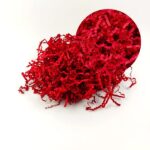 Wypełniacz, wiórki do prezentów ZigZag 1 kg Czerwony