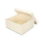 Pudełko składane EASYBOX Plus 220x220x100 Białe Kremowe + nadruk - obrazek 3