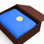 Bibuła ozdobna w arkuszach 38x50cm - Niebieska, 100 szt. - obrazek 5