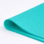 Bibuła ozdobna w arkuszach 50x70cm - Turkusowa, 100 szt. - obrazek 2