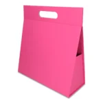 Pudełko Prezentowe Trójkąt Silk Touch Magenta 250x110x240mm