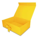 Pudełko Prezentowe Wstążka Silk Touch Żółte  350x250x110mm