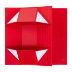 Pudełko magnetyczne składane EASYBOX 100x100x350 czerwony struktura - obrazek 14