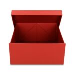 Pudełko składane EASYBOX Plus 220x220x100 czerwone + nadruk - obrazek 4