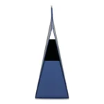 Pudełko Prezentowe Trójkąt Silk Touch Granatowe 250x110x240mm - obrazek 2