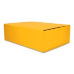Pudełko Prezentowe, Magnetyczne - Żółte 245x180x80mm + nadruk - obrazek 2