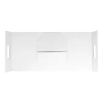 Pudełko Prezentowe Trójkąt Silk Touch Białe 250x110x240mm - obrazek 3