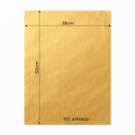 Bibuła ozdobna w arkuszach 38x50cm - Złoty, 100 szt. - obrazek 6
