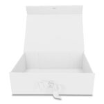 Pudełko Prezentowe Wstążka Silk Touch Białe 245x180x80mm + nadruk - obrazek 4