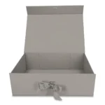 Pudełko Prezentowe Wstążka Silk Touch Szare  245x180x80mm - obrazek 3