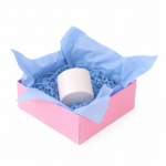 Bibuła ozdobna w arkuszach 38x50cm - Niebieska Ciemna, 100 szt. - obrazek 4