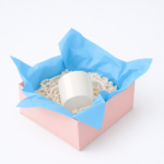 Bibuła ozdobna w arkuszach 38x50cm - Niebieska Jasna, 100 szt. - obrazek 4