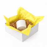 Bibuła ozdobna w arkuszach 50x70cm - Żółta, 100 szt. - obrazek 4