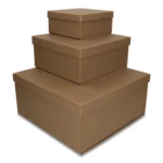 Pudełko prezentowe składane 30 x 30 x 14 cm, składane Złoty Ciemny - obrazek 5