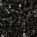 Wypełniacz, wiórki do prezentów ZigZag DELUX 1 kg Czarny - obrazek 3