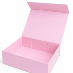 Pudełko Prezentowe Magnetyczne Ozdobne 350x250x100mm JASNY RÓŻ  EasyBox+