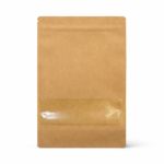 Doypack Papier Kraft 290x180x90 - 1000ml - małe okienko -25 szt.