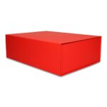 Pudełko Prezentowe, Magnetyczne - czerwone 245×180×80 mm + nadruk - obrazek 2