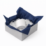 Bibuła ozdobna w arkuszach 50x70cm - Elegancki Granat, 100 szt. - obrazek 4