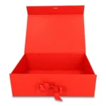 Pudełko Prezentowe Wstążka Silk Touch Czerwone  350x250x110mm - obrazek 3