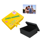 Pudełko składane EASYBOX Plus 220x220x100 Czarny Mat + nadruk