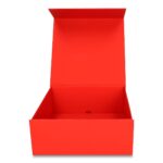 Pudełko Prezentowe Silk Touch Czerwone 250x250x100mm + nadruk - obrazek 4