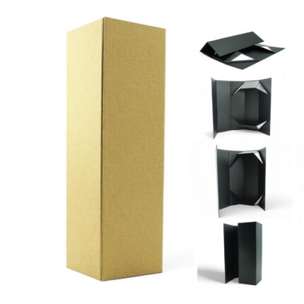 Pudełko magnetyczne składane EASYBOX 100x100x350 kraft