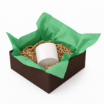 Bibuła ozdobna w arkuszach 50x70cm - Zielona, 100 szt. - obrazek 4