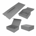Pudełko Prezentowe, Magnetyczne - Szare 245x180x80mm + nadruk - obrazek 5
