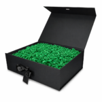 Wypełniacz, wiórki do prezentów ZigZag DELUX 1 kg Zielony - obrazek 2