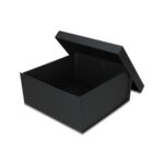 Pudełko składane EASYBOX Plus 220x220x100 Czarny Mat + nadruk - obrazek 3