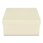 Pudełko prezentowe składane 30 x 30 x 14 cm, składane Kremowe - obrazek 4